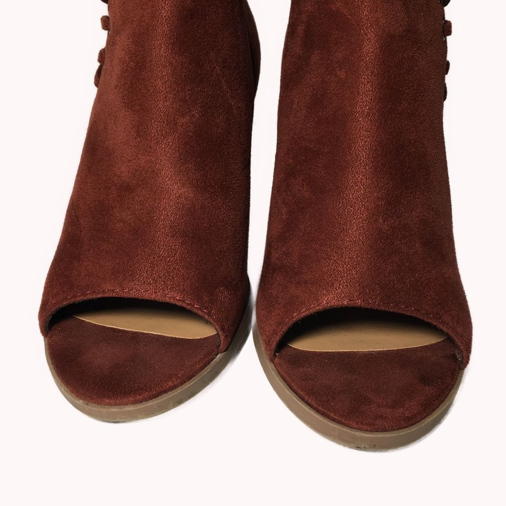 Soda -- Rust Color Women's Booties Size 7.5 - image 6